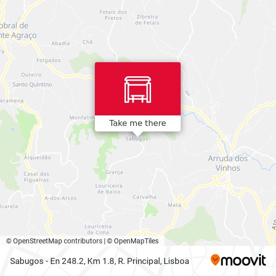 Sabugos - En 248.2, Km 1.8, R. Principal mapa
