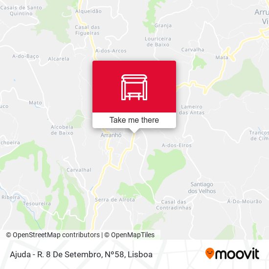 Ajuda - R. 8 De Setembro, Nº58 mapa