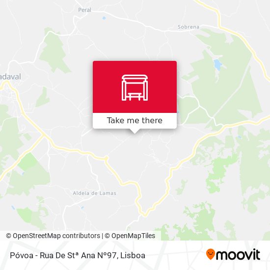 Póvoa - Rua De Stª Ana Nº97 map