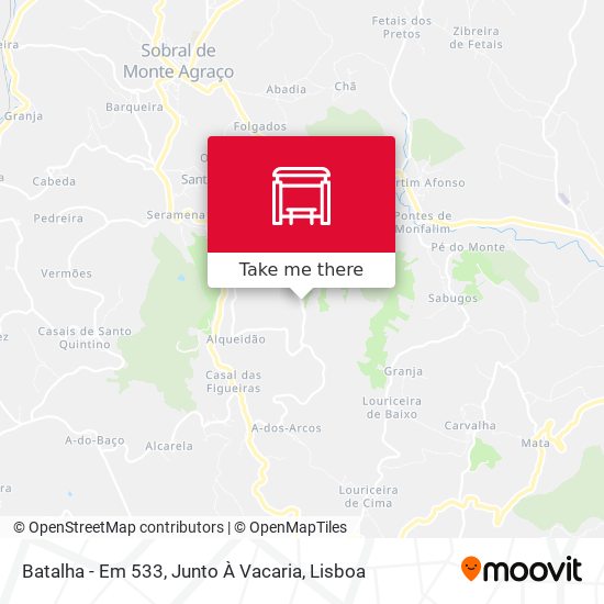 Batalha - Em 533, Junto À Vacaria mapa