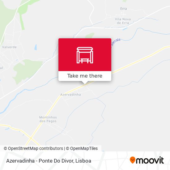 Azervadinha - Ponte Do Divor map