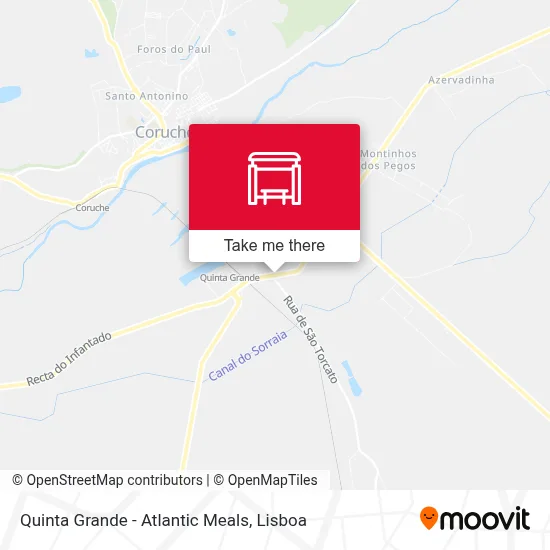 Quinta Grande - Atlantic Meals map