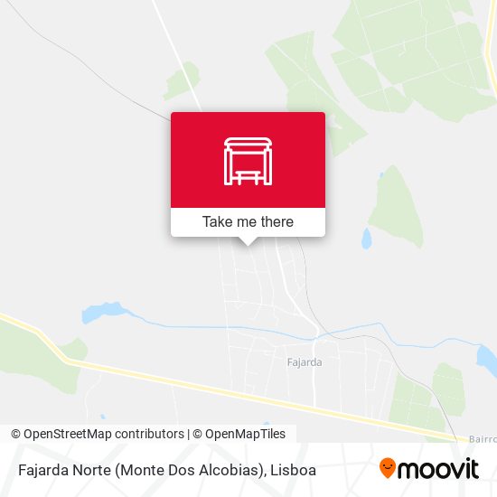 Fajarda Norte (Monte Dos Alcobias) map