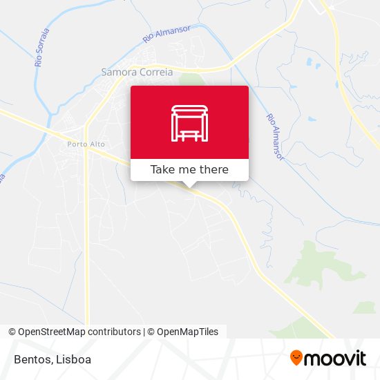 Bentos mapa