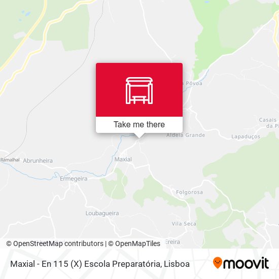 Maxial - En 115 (X) Escola Preparatória mapa