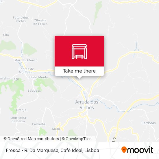Fresca - R. Da Marquesa, Café Ideal map
