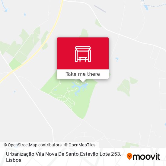 Urbanização Vila Nova De Santo Estevão Lote 253 map