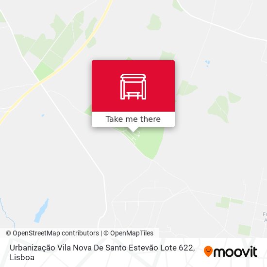 Urbanização Vila Nova De Santo Estevão Lote 622 map