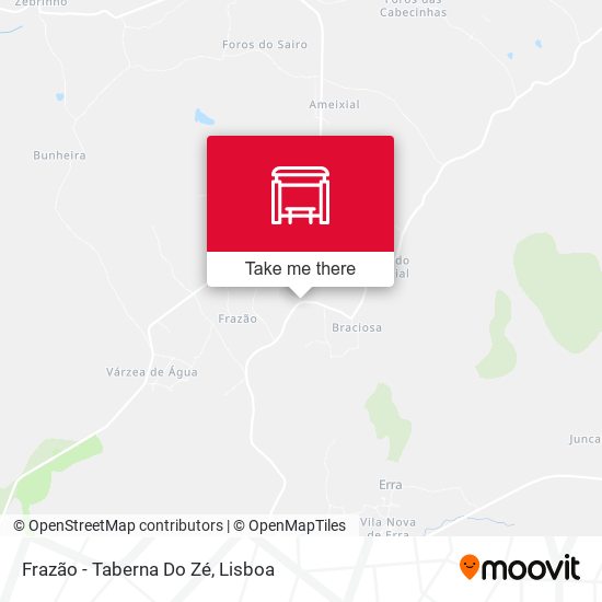 Frazão - Taberna Do Zé map