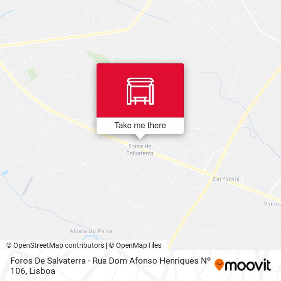 Foros De Salvaterra - Rua Dom Afonso Henriques Nº 106 map