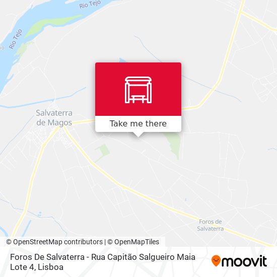 Foros De Salvaterra - Rua Capitão Salgueiro Maia Lote 4 map