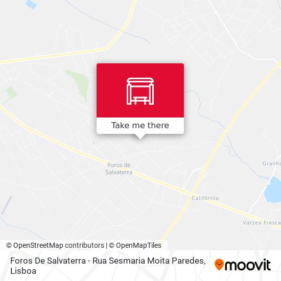 Foros De Salvaterra - Rua Sesmaria Moita Paredes map