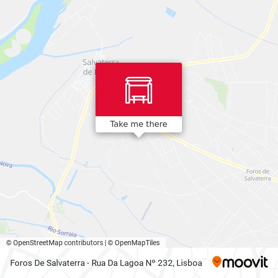 Foros De Salvaterra - Rua Da Lagoa Nº 232 map