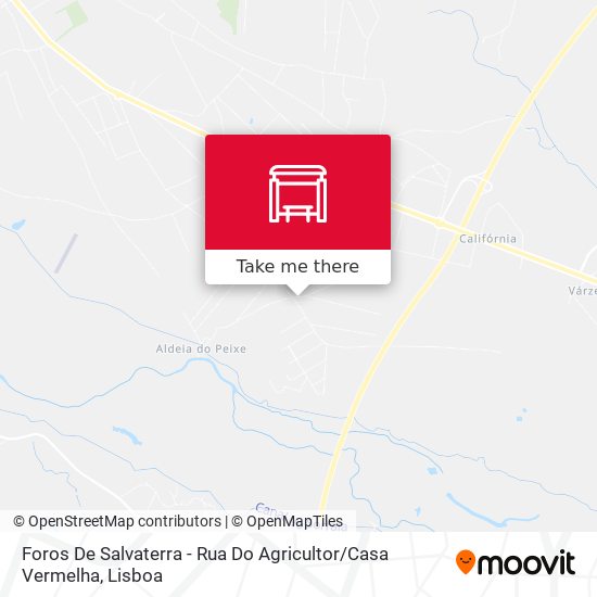 Foros De Salvaterra - Rua Do Agricultor / Casa Vermelha map