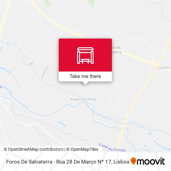 Foros De Salvaterra - Rua 28 De Março Nº 17 mapa