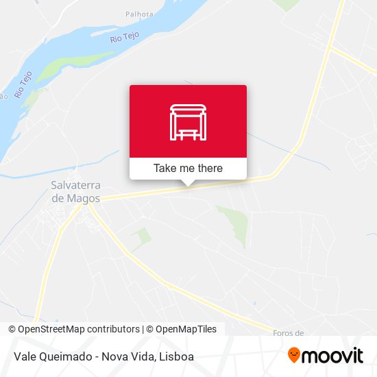 Vale Queimado - Nova Vida mapa