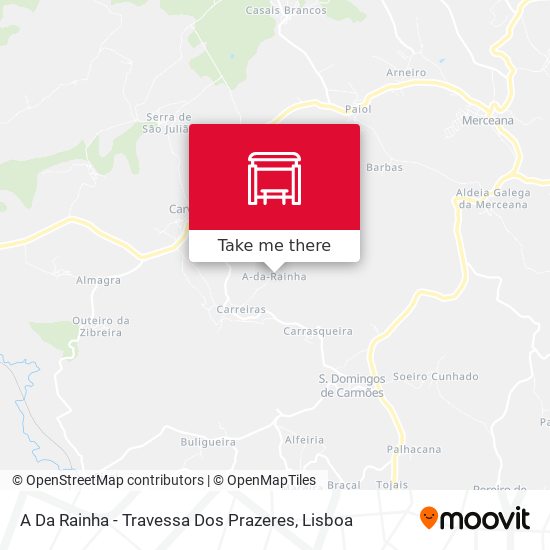 A Da Rainha - Travessa Dos Prazeres mapa