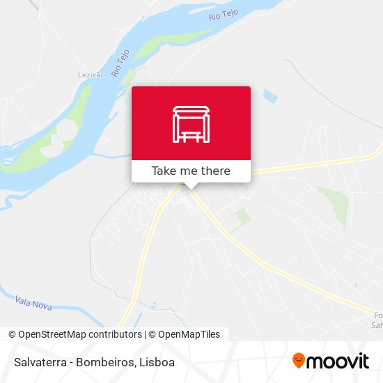 Salvaterra - Bombeiros map