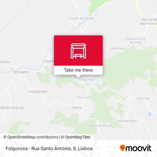 Folgorosa - Rua Santo António, 8 map