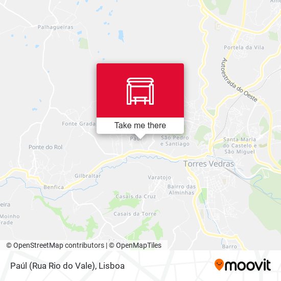 Paúl (Rua Rio do Vale) map