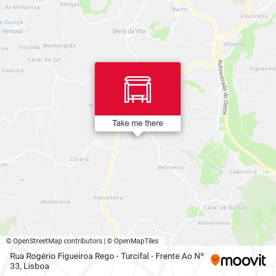 Rua Rogério Figueiroa Rego - Turcifal - Frente Ao Nº 33 map