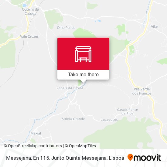 Messejana, En 115, Junto Quinta Messejana map