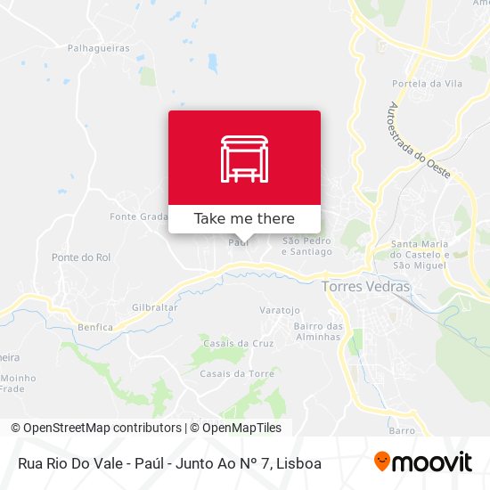 Rua Rio Do Vale - Paúl - Junto Ao Nº 7 mapa