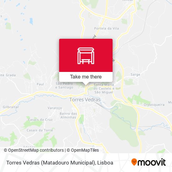 Torres Vedras (Matadouro Municipal) mapa