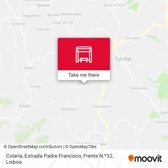 Colaria, Estrada Padre Francisco, Frente N.º32 map