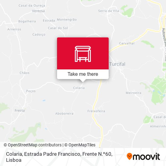 Colaria, Estrada Padre Francisco, Frente N.º60 mapa