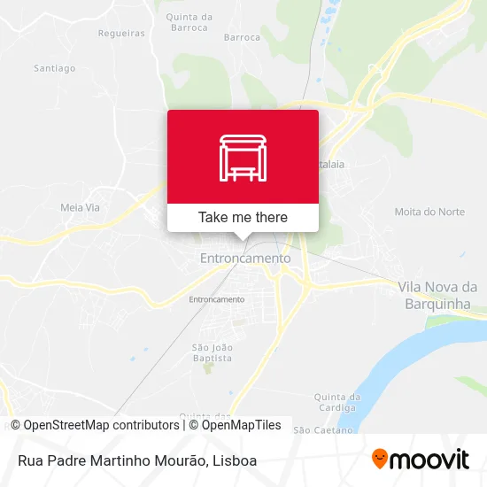 Rua Padre Martinho Mourão map