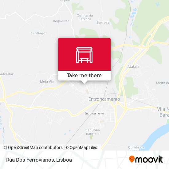 Rua Dos Ferroviários mapa