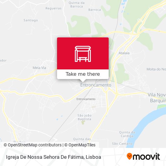 Igreja De Nossa Sehora De Fátima map