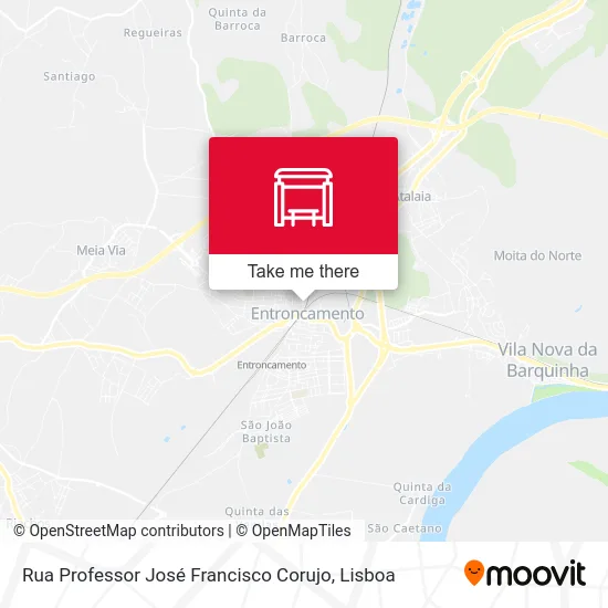 Rua Professor José Francisco Corujo map