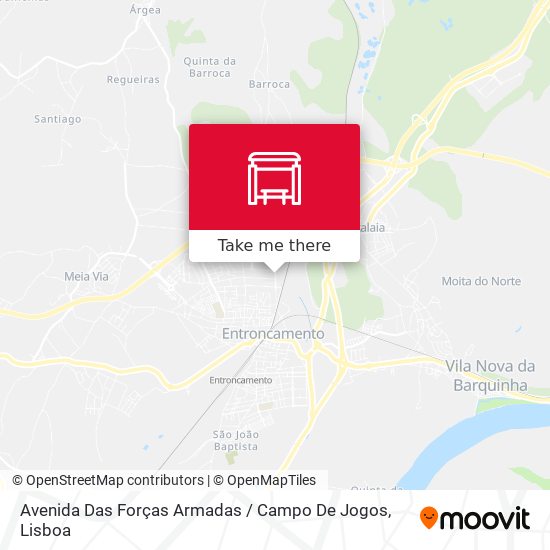 Avenida Das Forças Armadas / Campo De Jogos map