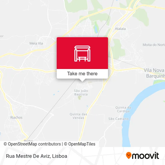 Rua Mestre De Aviz map
