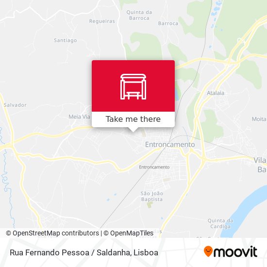 Rua Fernando Pessoa / Saldanha map