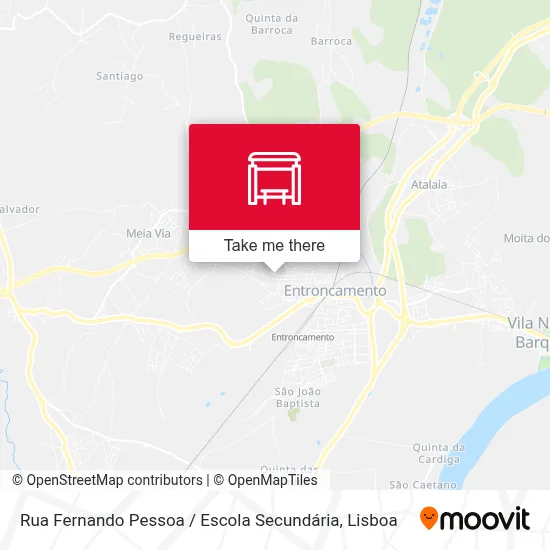 Rua Fernando Pessoa / Escola Secundária map