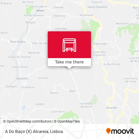 A Do Baço (X) Alcareia map