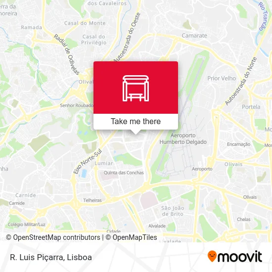 R. Luis Piçarra map