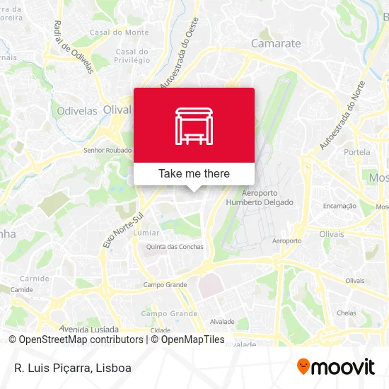 R. Luis Piçarra mapa