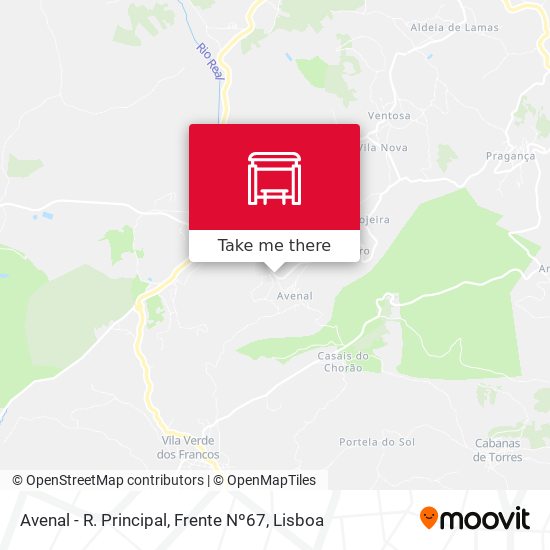 Avenal - R. Principal, Frente Nº67 map