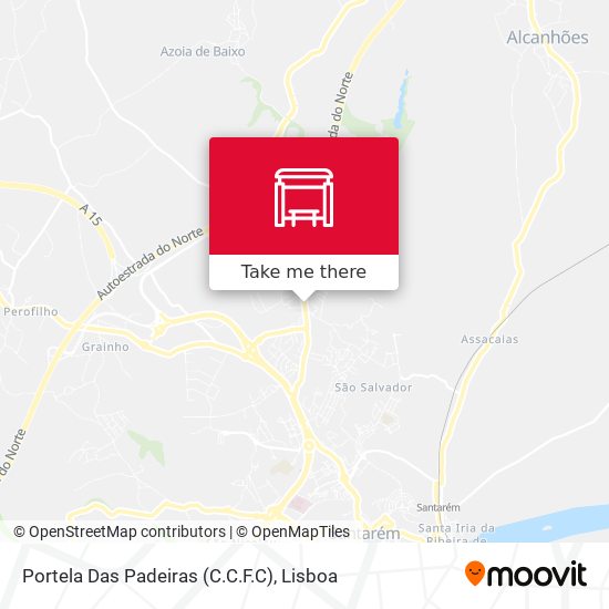 Portela Das Padeiras (C.C.F.C) mapa