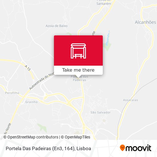 Portela Das Padeiras (En3, 164) map