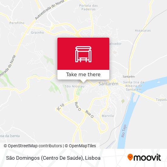 São Domingos (Centro De Saúde) mapa