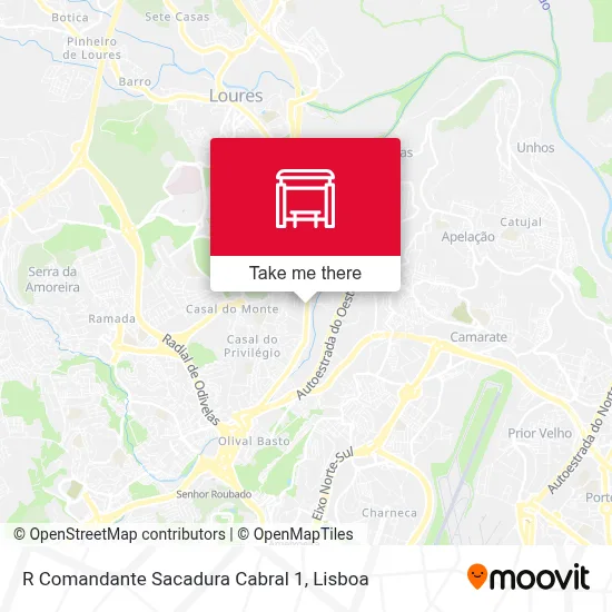 R Comandante Sacadura Cabral 1 map