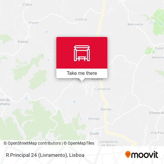 R Principal 24 (Livramento) mapa