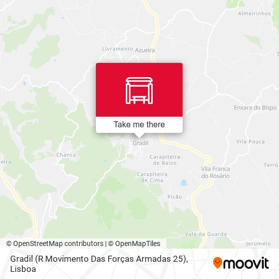 Gradil (R Movimento Das Forças Armadas 25) map