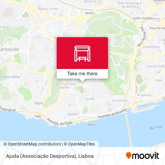 Ajuda (Associação Desportiva) map