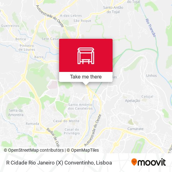 R Cidade Rio Janeiro (X) Conventinho mapa